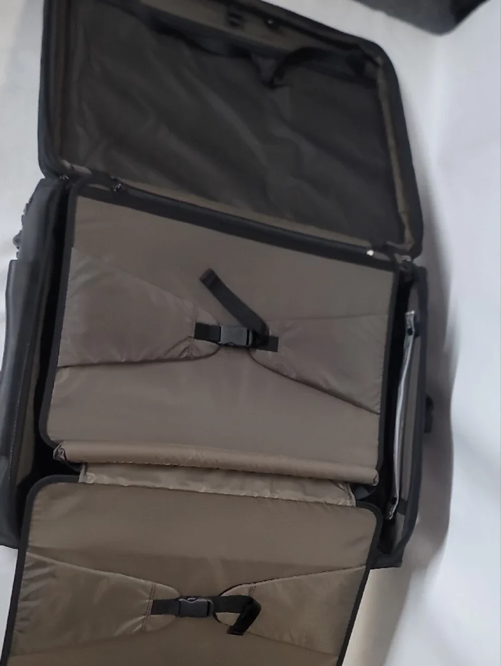 Travrpro Platinum II Black Rolling Suitcase With Detachable Garment Bag - Men